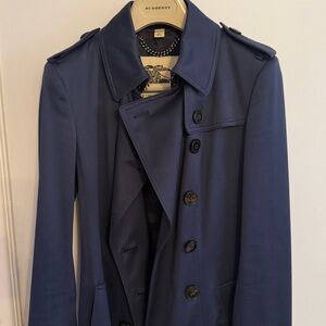 Burberry Midnight Blue Trench Coat